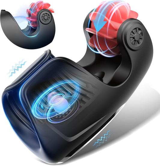 Elektrische Penistrainer Stroker Blowjob Masturbatoren mit 10 Vibrationsmodi
