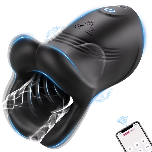 Tippen Stroker Stimulator Penis Trainer Vibrator Masturbator Gerät mit 9 Modi