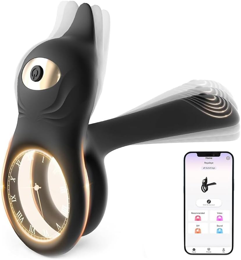 3 IN 1 Doppelte Penis Trainer Vibrator Klitoris Stimulator Cock Ring mit 10 Modi