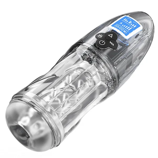 Automatischer Masturbator Penispumpe Stroker mit 7 Saugmodi und 10 Vibrationsstufen
