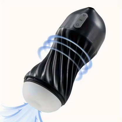 Automatischer Masturbatoren Stroker Blowjob mit 7 vibrierenden & 5 Saug & Drehmodi