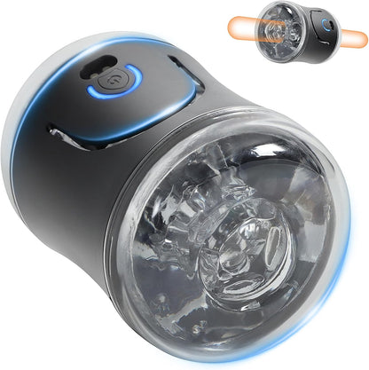 Elektrische Penistrainer Vibrator Stroker Trainingsgerät Masturbatoren mit 9 Vibrationsmodi