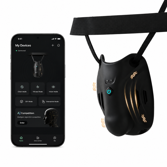 Elektrische Penis Trainer Vibratorensets Keuschheitskäfig Eichel Stimulator mit 9 Vibrations