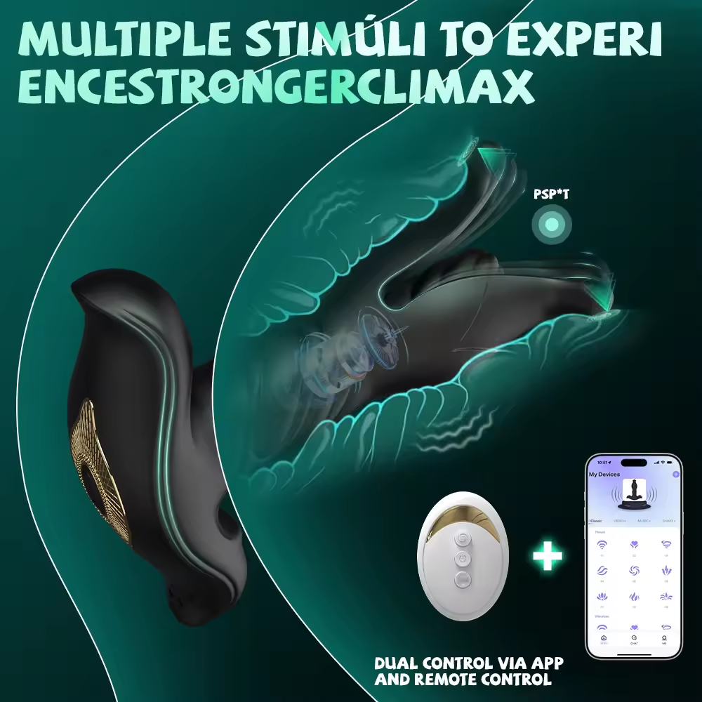 Spannungs-Schock Flapping Stoß Buttplug Analvibrator Prostatamassagegerät