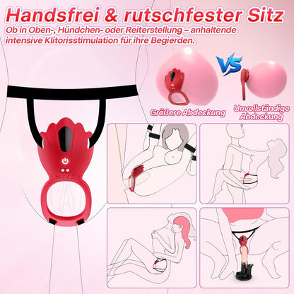 KI-Dialog Vibratorensets Butterfly Klitoris Vibrator mit 9 Vibrations