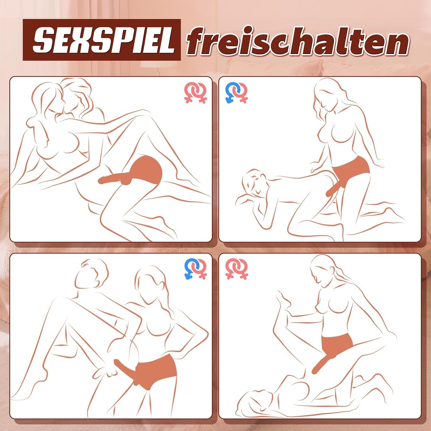 Realistischer Strap on Umschnall Dildo Sex Spielzeug Strapon Massivem Penis mit Harness
