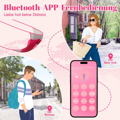 APP Fernbedienung Butterfly Vibrator Klitoris Erotisches Stimulator mit 10 Vibrationsmuster
