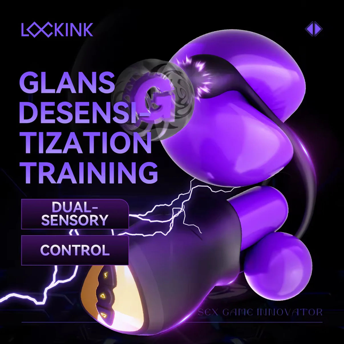 Electric Shock Eichelstimulator Penis Trainer Vibrator Prostata-Massagegerät Analplug