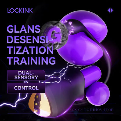 Electric Shock Eichelstimulator Penis Trainer Vibrator Prostata-Massagegerät Analplug