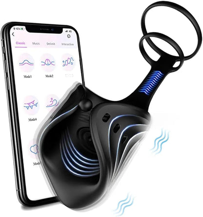 2 IN 1 Elektrischer Penistrainer Vibrator Stimulator Masturbator mit 10 Modi
