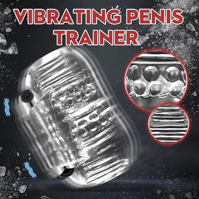 360° Rundum Wrapping Penistrainer Massager Masturbator mit 10 Vibrationsmodi