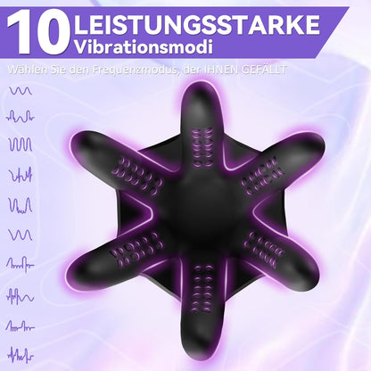 Elektrischer Eicheltrainer Penis Vibrator Stroker mit 10 Vibrationen