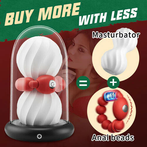 3D Vagina Penistrainer Trainingsgerät Pocket Pussy Masturbator mit 9 Vibrationsmodi