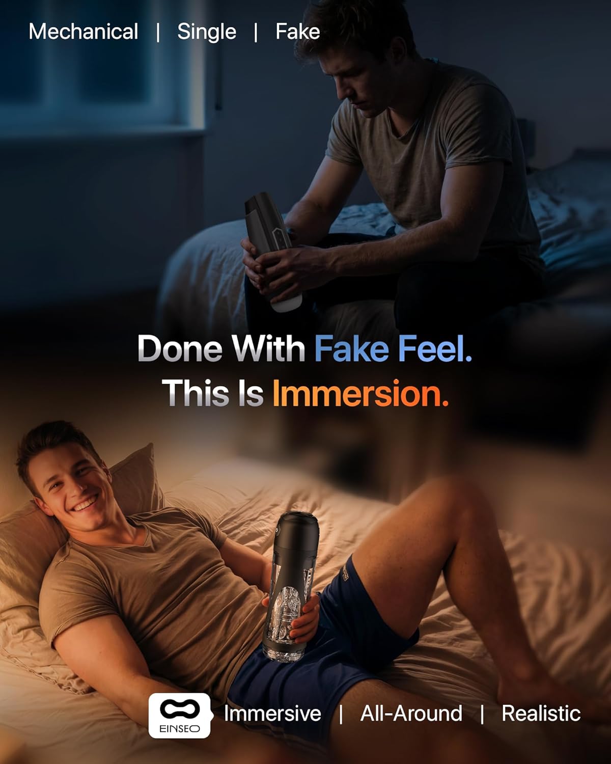 AI Sync Masturbator Stroker Blowjob Penispumpe mit 7 Geschwindigkeits Saug & Vibration