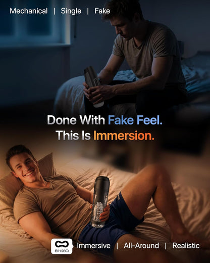 AI Sync Masturbator Stroker Blowjob Penispumpe mit 7 Geschwindigkeits Saug & Vibration