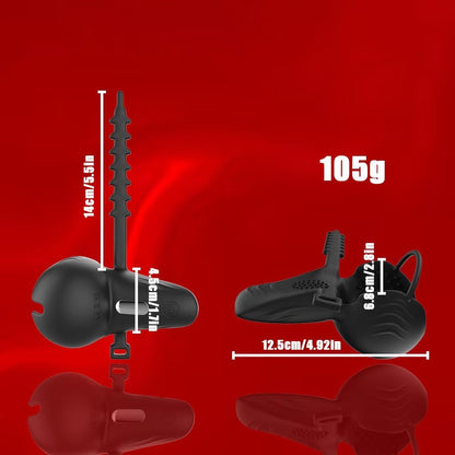App-Steuerung Hodenstimulator Trainer Penisring Vibrator mit 10 Vibrationsmodi