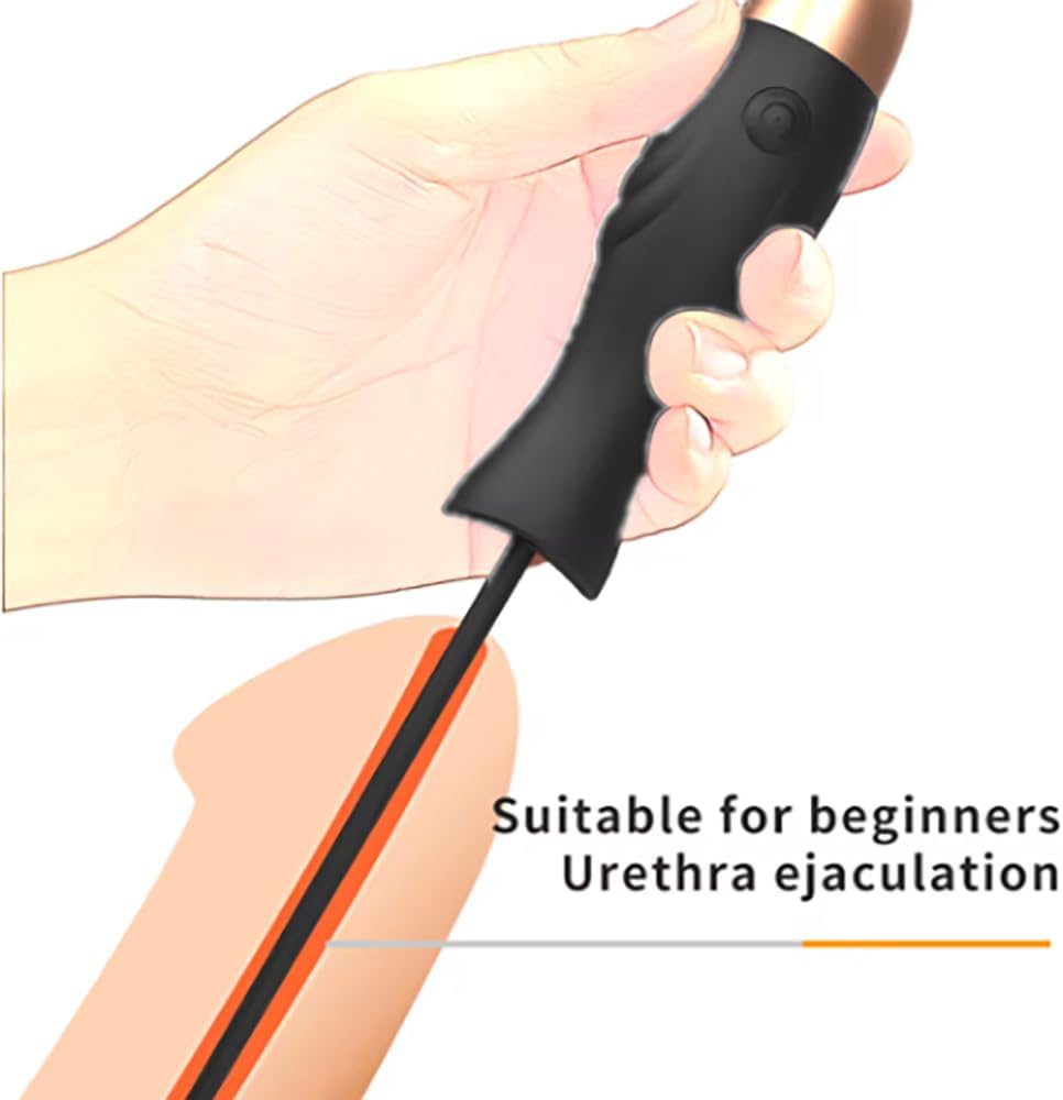 Harnröhrenvibrator Penis Plug Penis Vibrator Masturbieren mit 10 Vibrationmodi