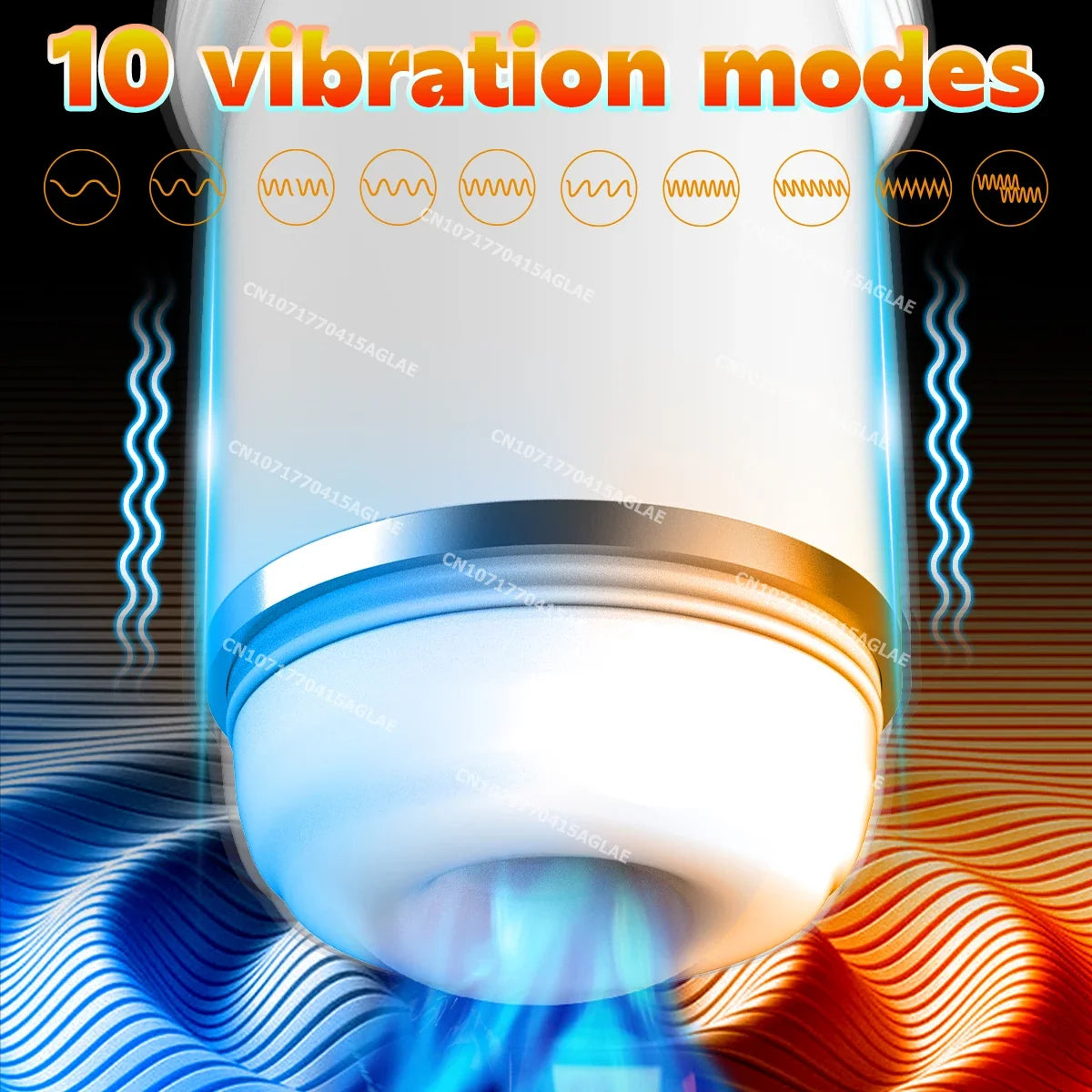 Automatischer Masturbator Penis Stroker Blowjob mit 10 Schwingungsmodi