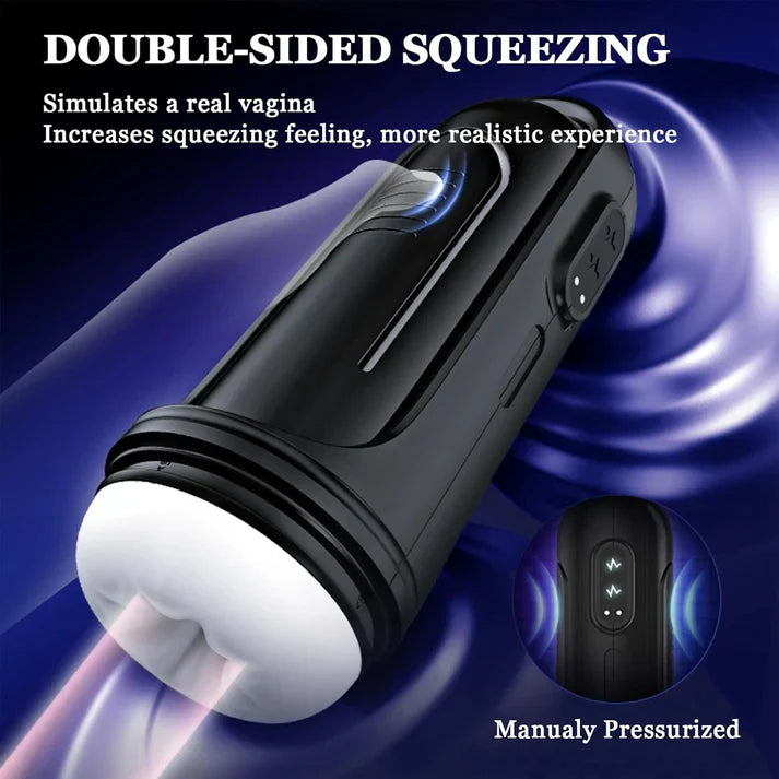 Automatischer Masturbator Stroker Blowjob Sexmaschine mit 10 Vibrationsmodi