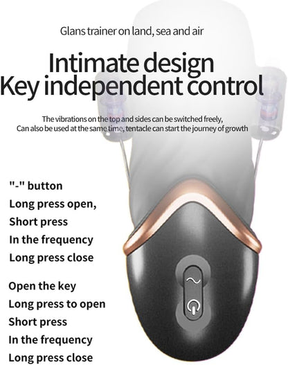 Elektrische Penistrainer Vibrator Masturbatoren mit 10 Frequenz Vibration