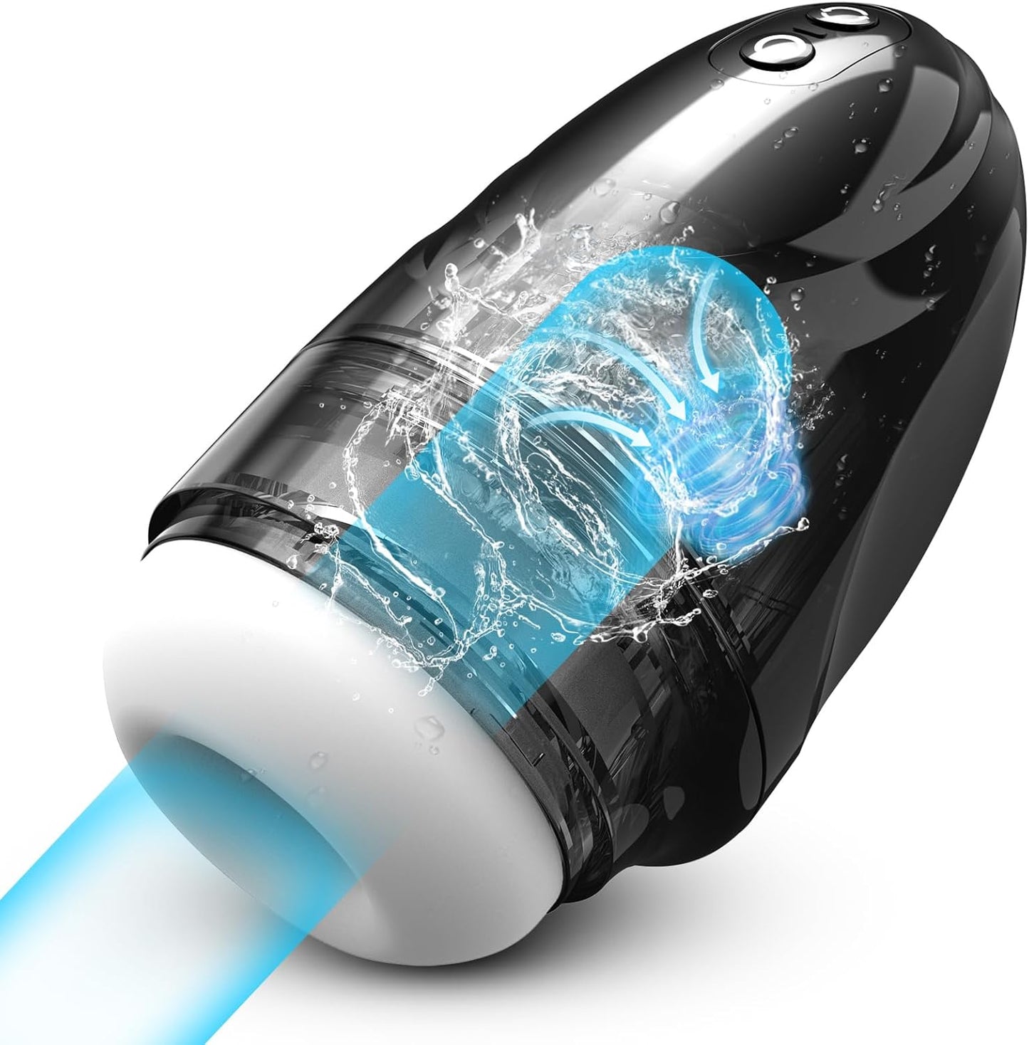 Automatischer Masturbator Penis Stroke Blowjob mit 9 Vibrations und 9 Saugmodi