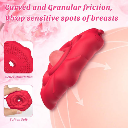 APP-Fernbedienung Nippelklemmen Vibrator Massagegerät mit 9 Vibrationsstufen