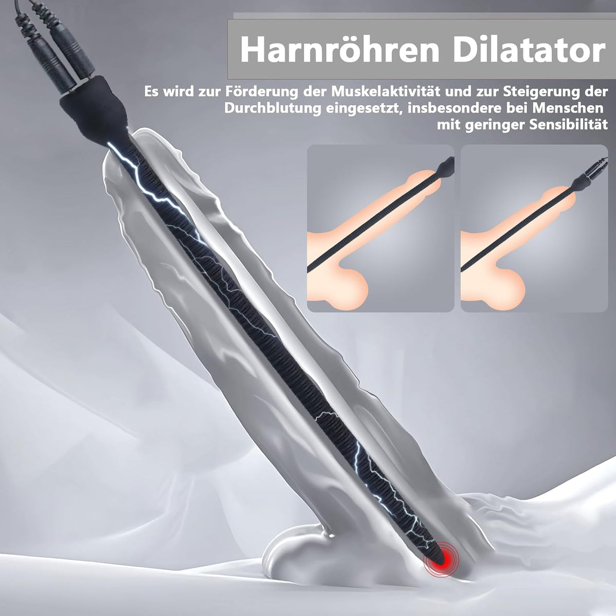 ElectroShock Harnröhren Plug Elektrostimulation Harnröhren Dilatator
