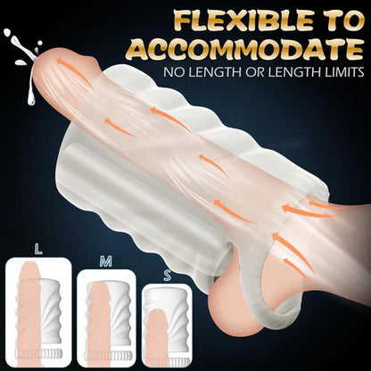 Elektrischer Penistrainer Vibrator Masturbatoren mit 10 Leistungsstark Vibrationenmodi