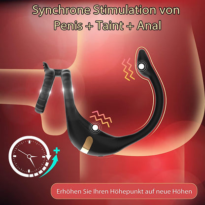 APP Steuerung Penisring Prostate Massager Anal Vibrator mit 10 Vibrationsmodi