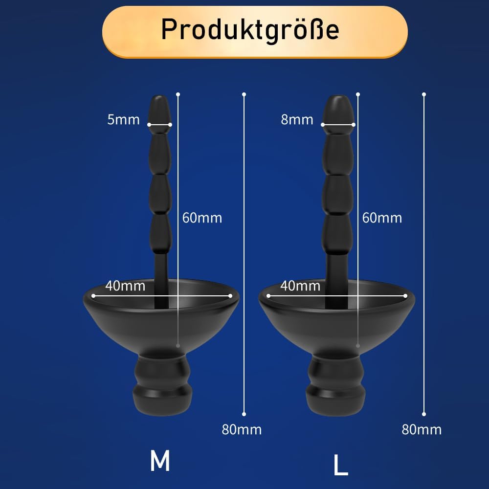 Elektro Shock Penis Trainer Weich Silikon Harnröhren Dilatatoren Set