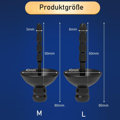Elektro Shock Penis Trainer Weich Silikon Harnröhren Dilatatoren Set