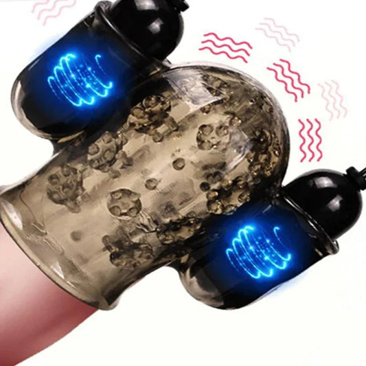 Eicheltrainer Penisvibrator Masturbator mit 10 Vibrationen und 20 Frequenzen