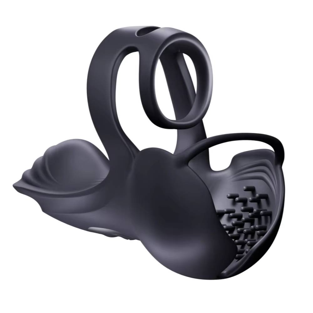 360° Hoden Vollabdeckungsstimulator Penistrainer Vibrator mit 9 Vibrations & Heizmodi