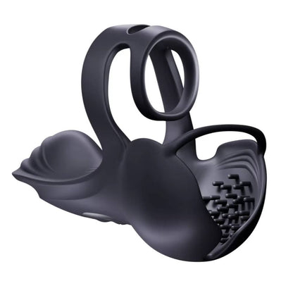 360° Hoden Vollabdeckungsstimulator Penistrainer Vibrator mit 9 Vibrations & Heizmodi