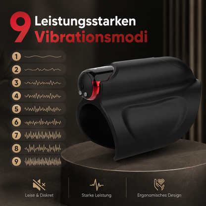 3 IN 1 Automatischer Penistrainer Stroker Blowjob mit 9 Leistungsstarken Vibrationsmodi