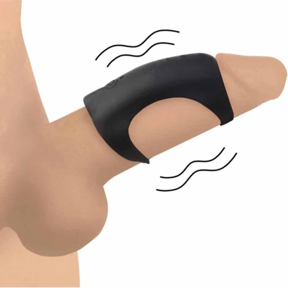 2 IN 1 Elektrischer Penistrainer Vibrator Masturbator mit 10 Kraftvollen Vibrationsmodi