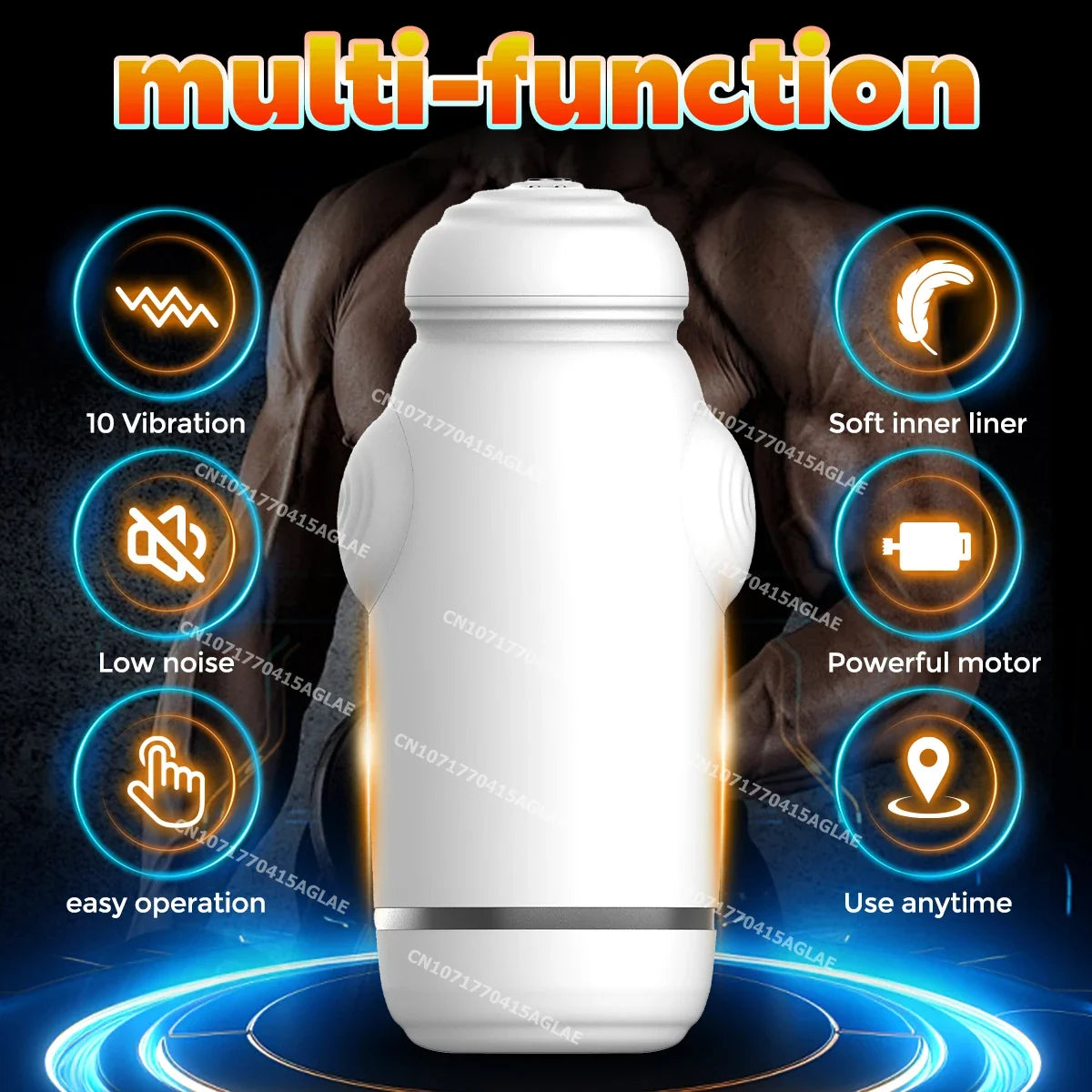 Automatischer Masturbator Penis Stroker Blowjob mit 10 Schwingungsmodi