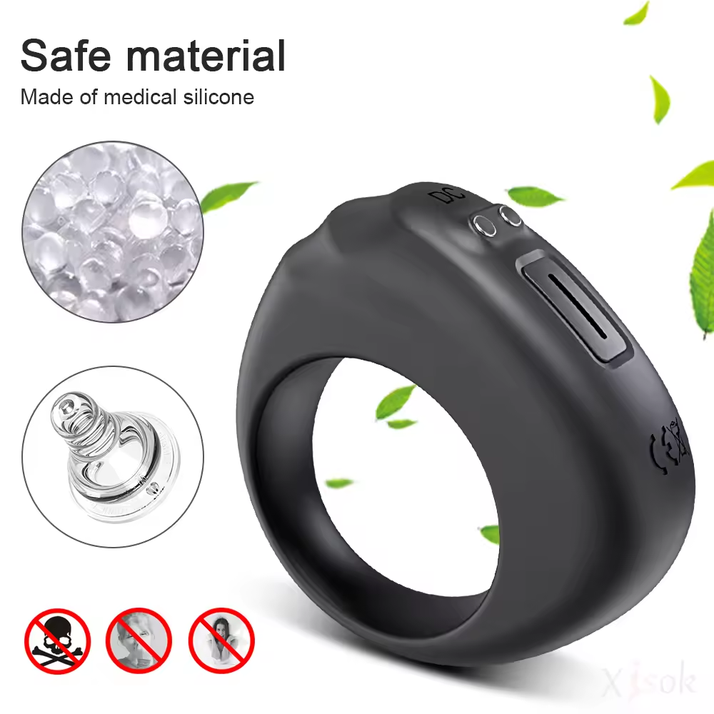 Smart Cock Ring Penistrainer mit APP Datenzähler und 10 Schwingungsmodi