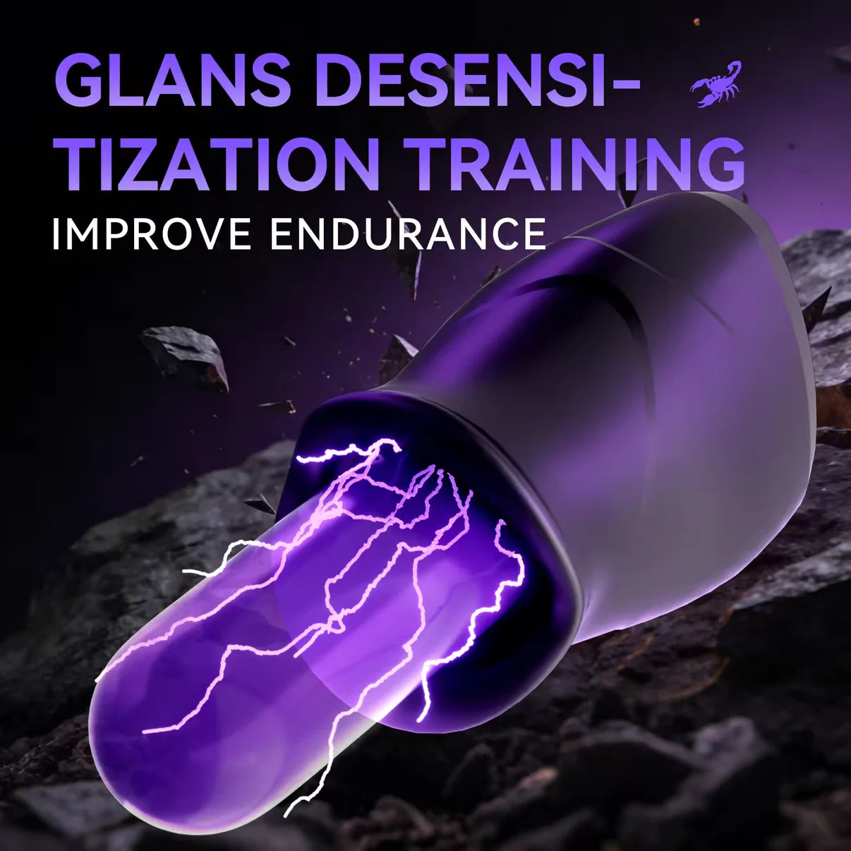 Electric Shock Eichelstimulator Penis Trainer Vibrator Prostata-Massagegerät Analplug