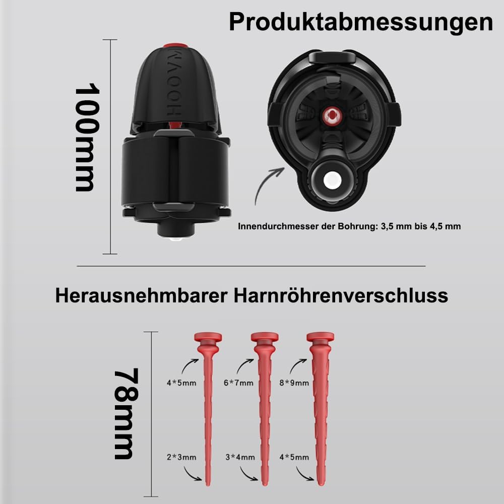 Elektrischer Penis Trainer Eichel Massager Vibrator Masturbatoren mit 10 Vibrationsmodi