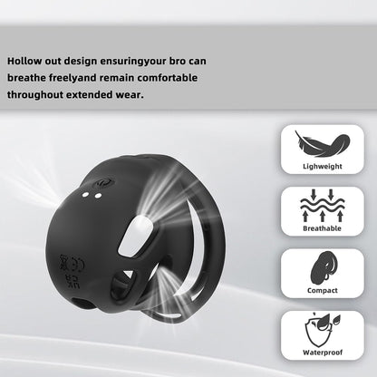 Vibrierender Peniskäfig Chastity Cage Keuschheitskäfig Harnröhrenschlauch mit Mehrere Vibrationsmodi