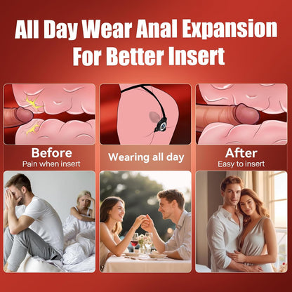 Tragbarer Prostatamassager Vibrator Analplug Stimulator mit 10 Vibrationsmodi