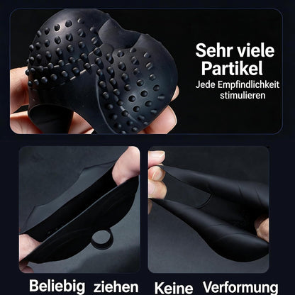 Hodenring Penisring Vibrator Massagegerät Masturbator mit Kraftvolle Vibration
