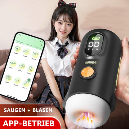 Automatischer Saug Masturbator Penis Trainer Blowjob Maschine mit 9 Vibrationsmodi