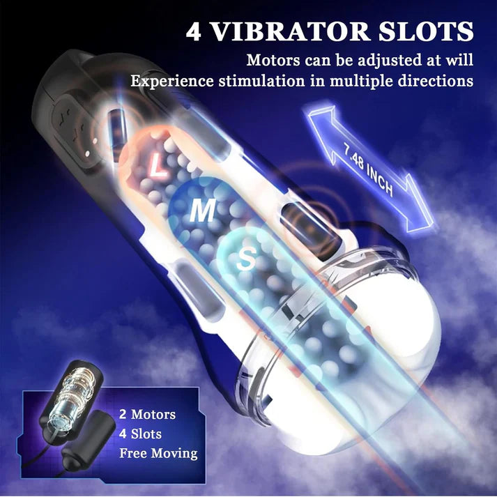 Automatischer Masturbator Stroker Blowjob Sexmaschine mit 10 Vibrationsmodi