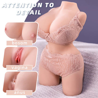 3.9 KG Arsch Realistische Sëxpüppën Masturbator Taschenmuschi