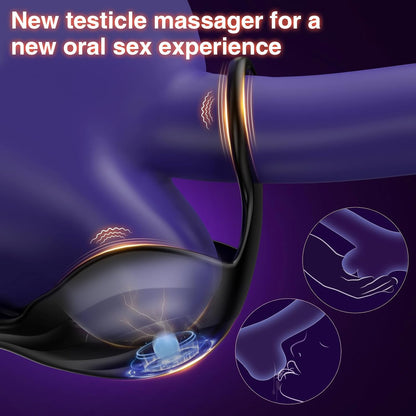 Prostata Massagegerät Anal Buttplug Vibrator mit 9 Spannungs Schock Klapp Stoßvibrationsstufen