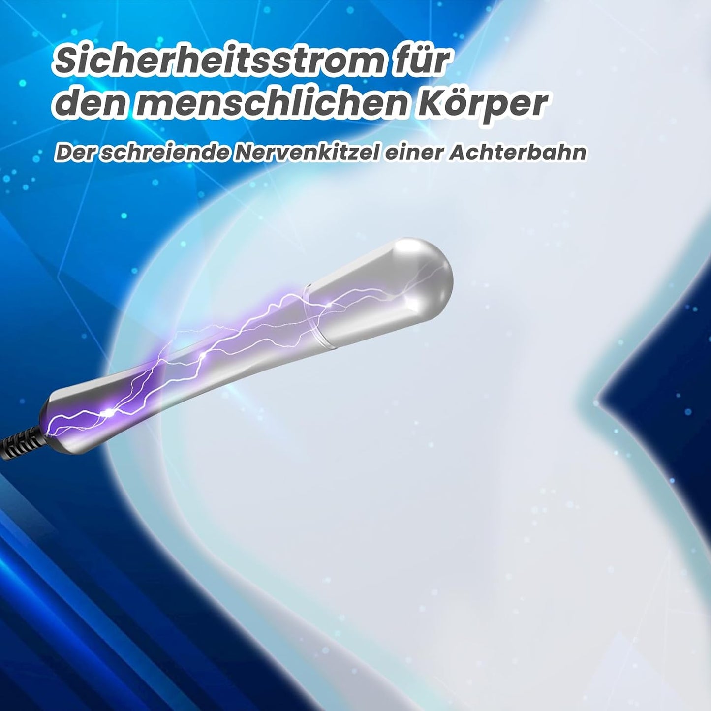 110 mm Elektro Schock Metall Buttplug elektrische Stimulator Prostata Massager