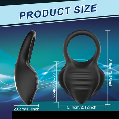 App-gesteuerter Cock Ring Penis Vibrator mit 9 Vibrationsmodi