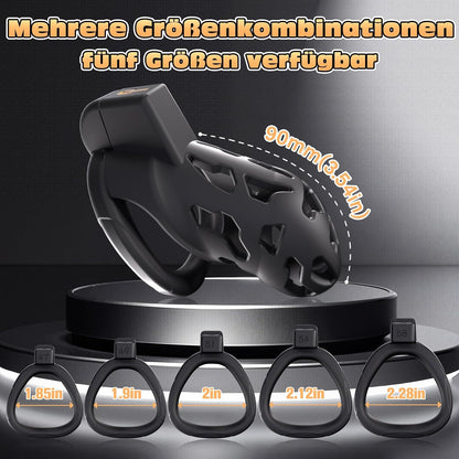 Innovatives 3D-Druck-Design Keuschheitsgürtel Groß Peniskäfig Chastity Cage
